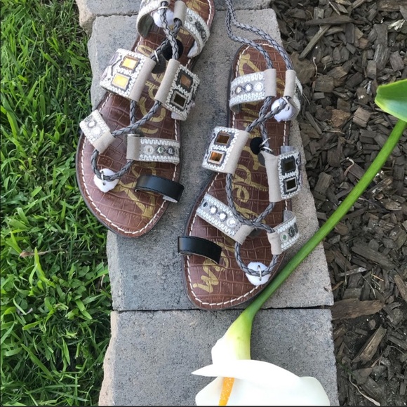 NEW Sam Edelman Gretchen Gladiator Sandals, sz 8.5 - Picture 6 of 8